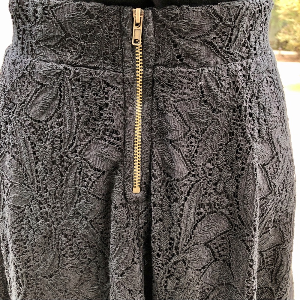 Target xhilaration Black Lace Skater Skirt, size S - Picture 9 of 11